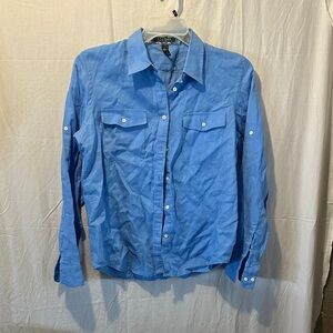 Ralph Lauren Light Blue Cotton Shirt